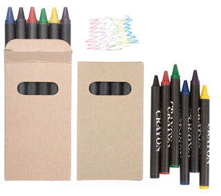 set of 6 crayons