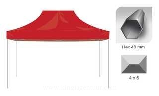 Pop up tent 4x6 Hex40